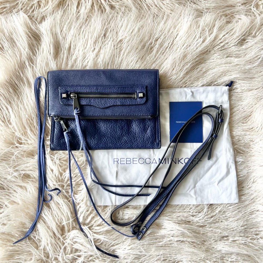 Rebecca Minkoff Small Regan Clutch in Eclipse